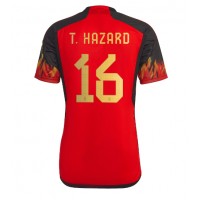Camiseta Bélgica Thorgan Hazard #16 Primera Equipación Replica Mundial 2022 mangas cortas